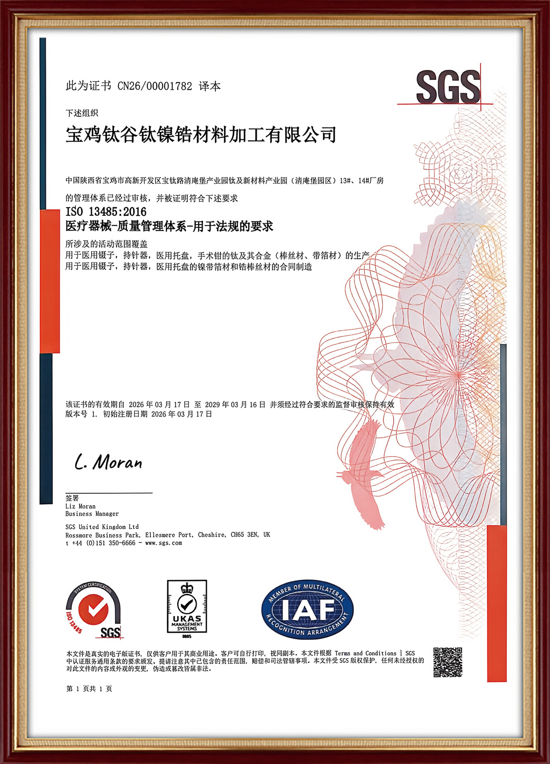ISO 13485:2016（中文）